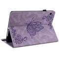 Samsung Galaxy Tab S6 Lite 2020/2022/2024 Butterfly Series Folio Kotelo - Violetti