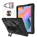 Samsung Galaxy Tab S6 Lite 2020/2022/2024 Heavy Duty 360 Suojakotelo Käsihihnalla