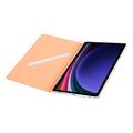 Samsung Galaxy Tab S9/S9 FE Smart Book Suojakuori EF-BX710POEGWW - Valkoinen / Oranssi