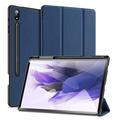 Samsung Galaxy Tab S9+ Dux Ducis Domo Tri-Fold Smart Lompakkokotelo - Sininen