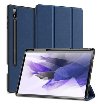 Samsung Galaxy Tab S9+ Dux Ducis Domo Tri-Fold Smart Lompakkokotelo - Sininen