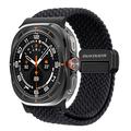 Samsung Galaxy Watch Ultra Dux Ducis Mixture Pro Nylon punottu hihna - 47mm - Midnight - keskiyön aikaan