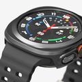 Samsung Galaxy Watch Ultra Ringke Slim & Glass TPU suojakotelo näytönsuojalla - 47mm - Titanium Musta