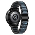 Samsung Galaxy Watch4/Watch4 Classic/Watch5/Watch6/Watch FE/Watch7 Ruostumaton Teräsranneke Ruostumaton Teräsranneke - Tummansininen / Musta