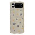 Samsung Galaxy Z Flip4 Glitter Wavy Edge TPU kotelo