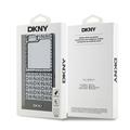 Samsung Galaxy Z Flip6 DKNY Repeat Pattern Bottom Stripe Suojakuori - MagSafe yhteensopiva - ruskea