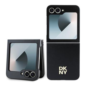 Samsung Galaxy Z Flip6 DKNY Stack Logo Kotelo - Musta