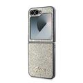 Samsung Galaxy Z Flip6 Guess Glitter Flakes Metal Logo Hybridikotelo