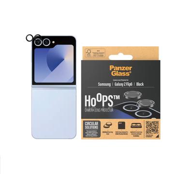 Samsung Galaxy Z Flip6 PanzerGlass Hoops kameran linssin suojus - Musta