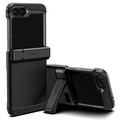 Samsung Galaxy Z Flip6 Spigen Tough Armor Pro Suojakuori - Musta