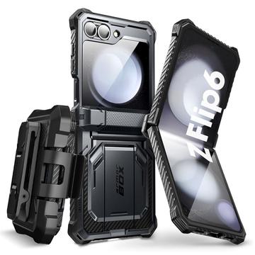 Samsung Galaxy Z Flip6 Supcase i-Blason Armorbox Hybridikotelo - Musta