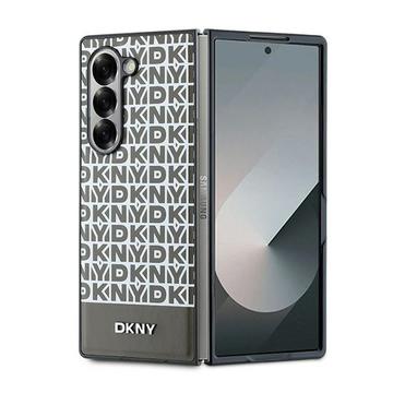 Samsung Galaxy Z Fold6 DKNY Repeat Pattern Bottom Stripe Suojakuori - MagSafe yhteensopiva - ruskea