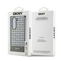 Samsung Galaxy Z Fold6 DKNY Repeat Pattern Bottom Stripe Suojakuori - MagSafe yhteensopiva - ruskea