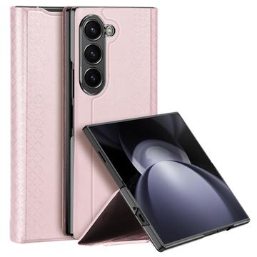 Samsung Galaxy Z Fold6 Dux Ducis Bril Läppäkotelo - Pinkki