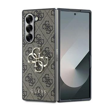 Samsung Galaxy Z Fold6 Guess 4G Big Metal Logo Hybridikotelo - Ruskea