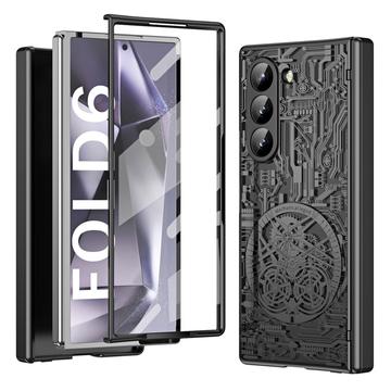 Samsung Galaxy Z Fold6 Mechanical Legend galvanoitu muovikotelo