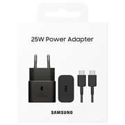 Samsung USB-C Laturi ja Kaapeli EP-T2510XBEGEU - 25W