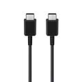 Samsung USB-C / USB-C-kaapeli EP-DW767JBE - 3A, 1.8m - irtotavarana - musta - musta