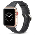 Apple Watch Series 10/9/8/SE (2022)/7/SE/6/5/4/3/2/1 Ohut Nahkaranneke - 42mm/41mm/40mm/38mm