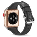 Apple Watch Series 10/9/8/SE (2022)/7/SE/6/5/4/3/2/1 Ohut Nahkaranneke - 42mm/41mm/40mm/38mm