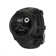 Garmin Instinct Pehmeä Silikoniranneke - Musta