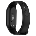 Xiaomi Smart Band 8 Pehmeä Silikoniranneke - Musta