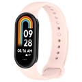 Xiaomi Smart Band 8 Pehmeä Silikoniranneke - Pinkki