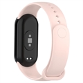 Xiaomi Smart Band 8 Pehmeä Silikoniranneke - Pinkki