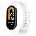 Xiaomi Smart Band 8 Pehmeä Silikoniranneke - Valkoinen