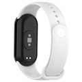 Xiaomi Smart Band 8 Pehmeä Silikoniranneke - Valkoinen