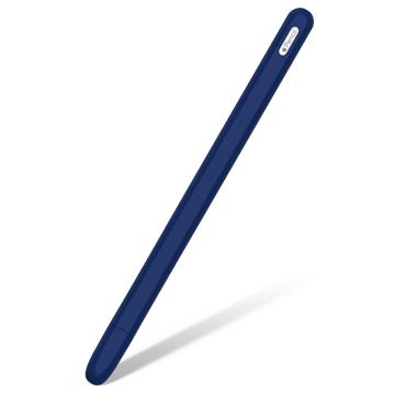 Luisumaton Apple Pencil (2nd Generation) Silikonikotelo - Tummansininen