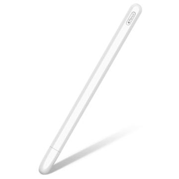 Luisumaton Apple Pencil (2nd Generation) Silikonikotelo - Valkoinen