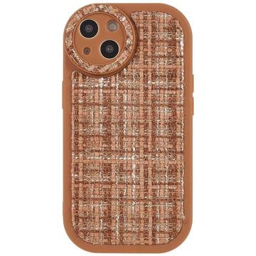 Canvas iPhone 14 Plus TPU Suojakuori - Ruskea