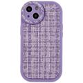 Canvas iPhone 14 Plus TPU Suojakuori - Violetti