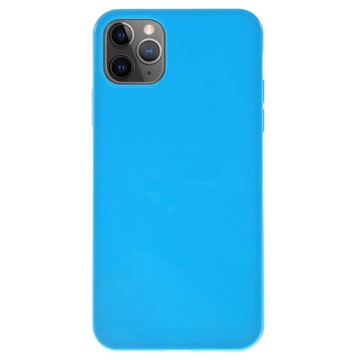 iPhone 11 Pro Max Solid Color TPU-Kotelo - Sininen