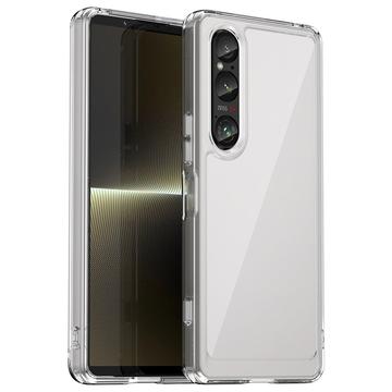 Sony Xperia 1 VI Naarmunkestävä Hybridikotelo - Läpinäkyvä