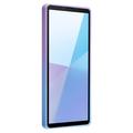 Sony Xperia 10 VI Ombre TPU kotelo - Violetti / Sininen