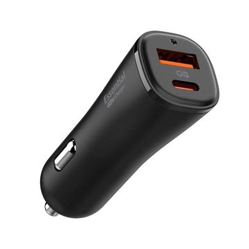 Spigen EV482 ArcStation Essential -autolaturi 48W - USB-C, USB-A - musta