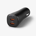 Spigen EV502 ArcStation Essential -autolaturi - 50W, 2xUSB-C - musta