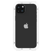 iPhone 15 Spigen Glas.tR Ez Fit Full Cover Panssarilasi - 9H - 2 Kpl. - Musta Reuna