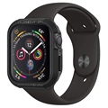 Spigen Rugged Armor Apple Watch Series 7/SE/6/5/4 TPU Suojakuori - 44mm/45mm - Musta