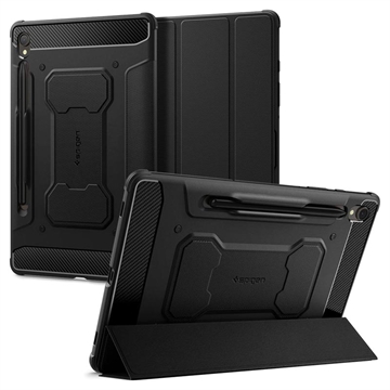 Samsung Galaxy Tab S9 Spigen Rugged Armor Pro Suojakotelo - Musta