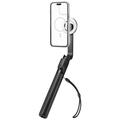 Spigen S580W Selfie Stick / pitkä jalusta - MagSafe-yhteensopiva - musta