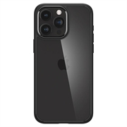 iPhone 15 Pro Spigen Ultra Hybrid Suojakuori - Musta