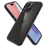 iPhone 15 Pro Spigen Ultra Hybrid Suojakuori - Musta