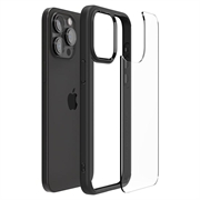 iPhone 15 Pro Spigen Ultra Hybrid Suojakuori - Musta