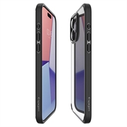 iPhone 15 Pro Spigen Ultra Hybrid Suojakuori - Musta