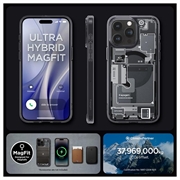 iPhone 15 Pro Max Spigen Ultra Hybrid Mag Kotelo - Musta / Zero One