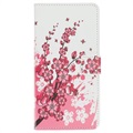 Style Series iPhone 11 Pro Lompakkokotelo - Kirsikkapuun kukat