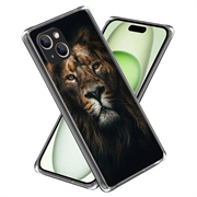 iPhone 15 Tyylikäs Sarjan Erittäin Ohut TPU-kotelo - Lion